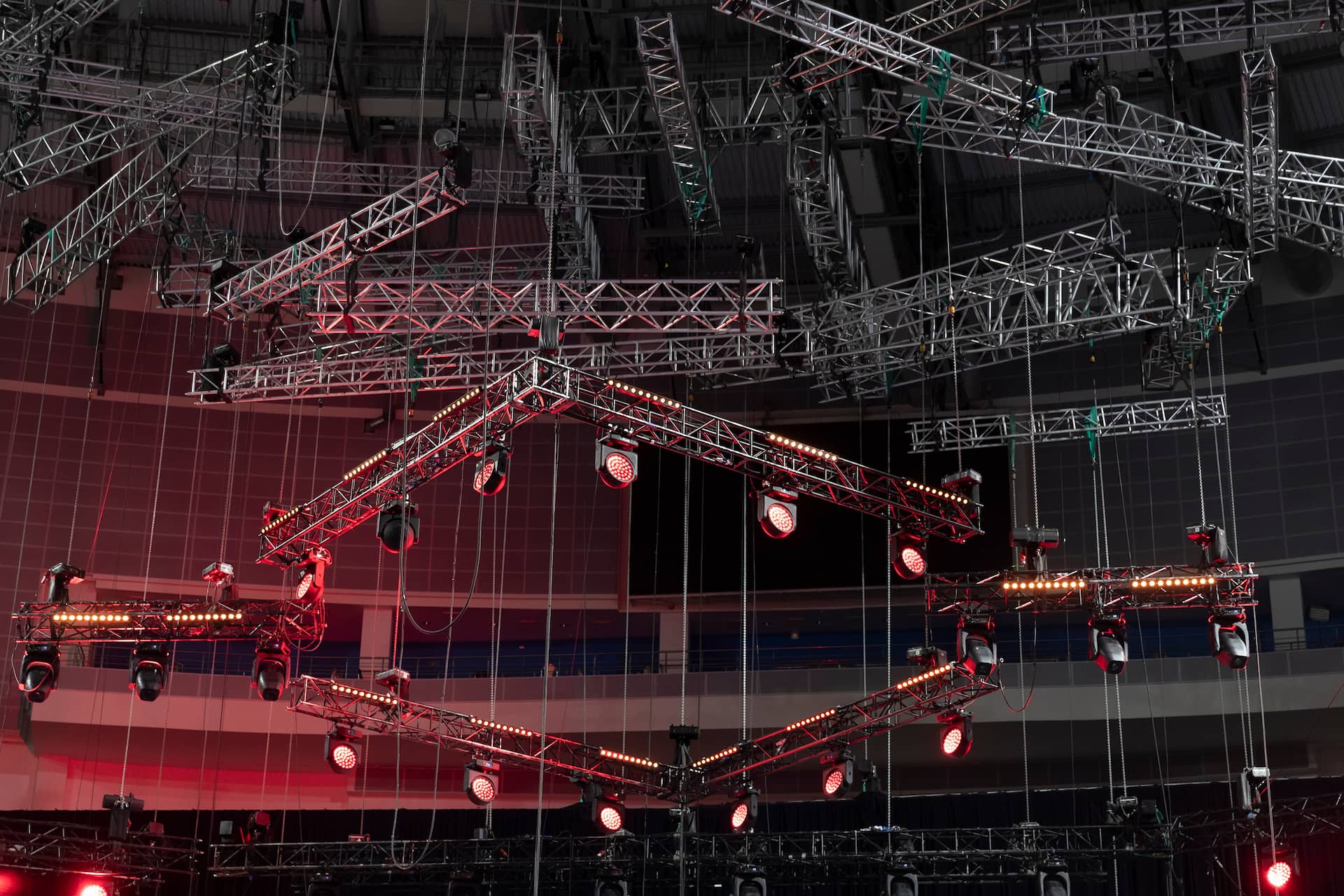 Used stage and trussing equipment
